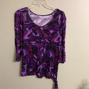 Purple & Black a.n.a Top